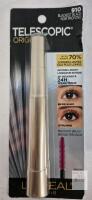L'Oreal Paris Telescopic Original Mascara 910 Blackest Black 0.27 fl oz Precision Brush Sealed