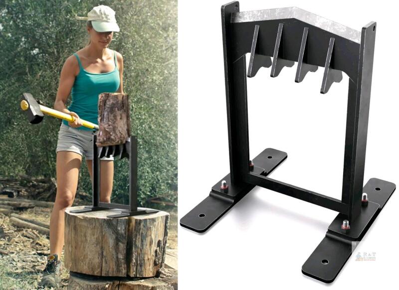 New Meepocan Manual Kindling Splitter, Heavy Duty Firewood Splitter with Quenching Hardened Sharp Blade for Hardwood-Portable & Safe Axe-Free, 13LBS, Size: 13" (XLarge)