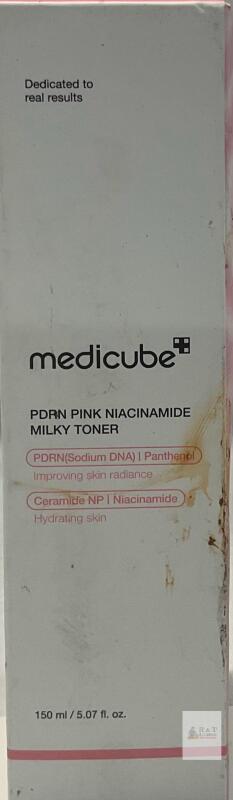 Medicube PDRN Pink Niacinamide Milky Toner 150ml | Hydrating, Radiance-Boosting, Key Ingredients Listed