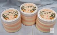3 NEW Mango Whipped Body Butter, 6.8 fl oz (200 mL), Enriched with Shea Butter and Jojoba Oil