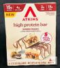 [bb 10/2026] New Atkins High Protein Bars, Cookie Fusion Flavor, 15g of Protein, 4g Net Carbs, Keto Protein Bars, Low Sugar, 4 Count - 2