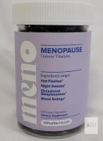 OPositiv MENO Menopause Gummy Vitamins, 60 Vegan Gummies, Exp 08/26, Ashwagandha, B6