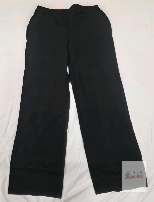 NEW Hilary Radley Women's Black Dress Pants Size 8, RN#119886, Stretch, Vietnam, Rayon Blend