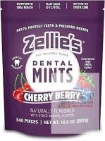 [bb 12/2026] New Zellie's Cherry Berry-Flavoured Xylitol Dental Mints, 540 Mints, 297g