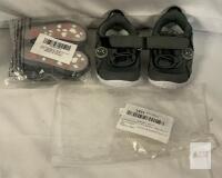 KIDSUN Infant Shoes Lot: Gray Toddler Sneakers & Black Heart Walker, Size 11, New in Packaging