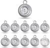 New 10pc - 1oz Disc Sinkers, Fishing Weights, Flat Coin Sinkers Fishing Tackle