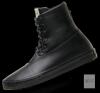 New Size 10W/8M GROUNDED PEOPLE [Billie Black] Handmade Classic Lace Up High Top Fashion Sneakers Comfortable Walking Shoes - Made with Cruelty Free Leather GRD004A-01