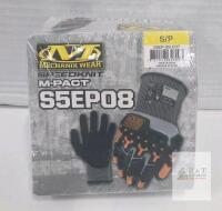 Mechanix Wear SpeedKnit M-Pact S5EP08 Gloves, Small, ANSI A5 Cut Resistance, Touchscreen Capable