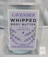 Lavender Whipped Body Butter 2-Pack, 10.1 fl oz Total, Enriched with Shea Butter