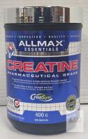 ALLMAX Essentials Creatine Monohydrate 400g, 80 Servings, CreaSyn, Vegan, cGMP Certified
