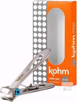 NEW Kohm CP-120L Wide Jaw Stainless Steel Nail Clipper, 0.59" Curved Blade, Original Box