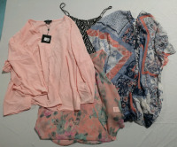 4 New Ladies Summer Tops sz XL to 2XL