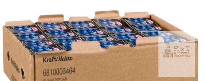 BB MAY 26 Kraft Pure Blueberry Jam, 100 x 16 mL Portions, Factory-Sealed, Made in Canada
