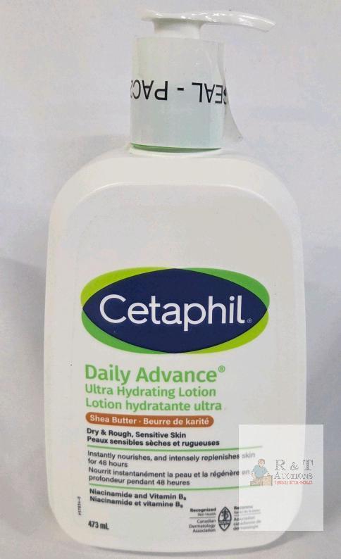 Cetaphil Daily Advance Ultra Hydrating Lotion, 16 fl oz (473 mL), Fragrance-Free, Sensitive Skin
