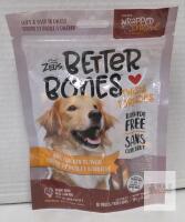 Zeus Better Bones Twists BBQ Chicken Flavor, Rawhide-Free, 10 Pieces, 4 oz, Soft Dog Treats