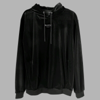 New BLVCK Paris Black Velvet Hoodie (Size XXL)