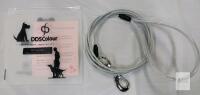 DDSColour Chew Proof Dog Leash, 6ft Coated Steel Cable, Chew Resistant, for Medium to Large Dogs