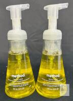 Method Lemon Mint Foaming Hand Wash 10 FL OZ (300mL) &ndash; Plant-Based, Recycled Bottle, 2 Pack