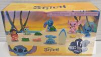 Disney Stitch Collectible Figure Set, 11 Pieces, Multiple Characters, By Just Play, UPC 861446461125