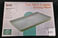 Boxiki Kitchen Non-Stick Ceramic Baking Sheet, 17.5 by 11.5", Oven Safe to 550&deg;F