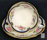 Vintage AYNSLEY English Fine Bone China Tea Cup and Saucer, Rings True, No Chips or Cracks, Partial Ring of Discoloration Inside Cup