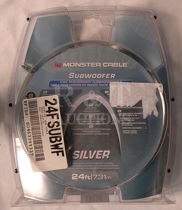 New Monster Cable 24' Subwoofer Cable