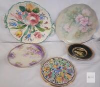 Five (5) Home Decor Plates . Various Sizes