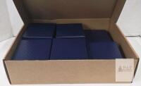 Weadic 10-Pack Deep Blue Jewelry Gift Boxes, 3.5"x3.5"x1", Earring/Accessory, X004BUGL5J