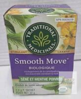 Traditional Medicinals Smooth Move Senna Peppermint Organic Stimulant Laxative Tea 16 Bags, 32g