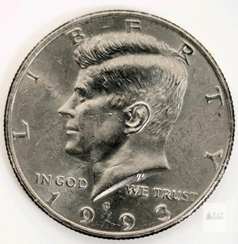 1993 USA Kennedy Half Dollar - US Fifty Cents - 50 Cent Coin