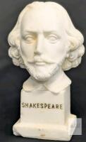 Vintage G. Ruggeri Italy Shakespeare Bust, 6" , Chips & Crack Present
