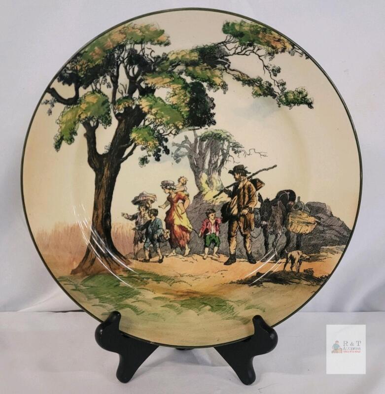 Vintage Royal Doulton " The Gipsies " 10 ⅜" Plate . No chips or cracks