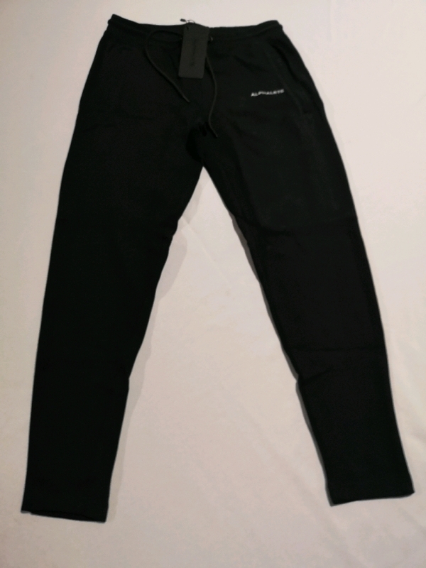 New ALPHALETE Men's sz Medium Essential Core Jogger (Black)
