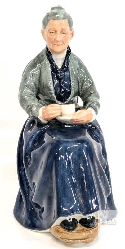 Vintage Royal Doulton - The Cup of Tea - HN2322 - 6.75" Tall, No Chips or Cracks