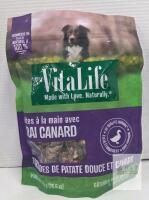 BB 03/27 VitaLife Sweet Potato & Duck Twists Dog Treats, 26.5 oz (750 g), All Natural, Grain-Free