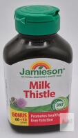Jamieson Milk Thistle 150 mg Caplets, 90 Count, Sealed, Exp. 06/2029