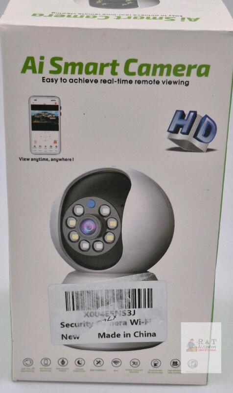 NEW AI Smart Security Camera with 360&deg; Pan/Tilt, Full-Color Night Vision, and Two-Way Audio