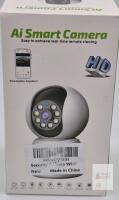 NEW AI Smart Security Camera with 360&deg; Pan/Tilt, Full-Color Night Vision, and Two-Way Audio