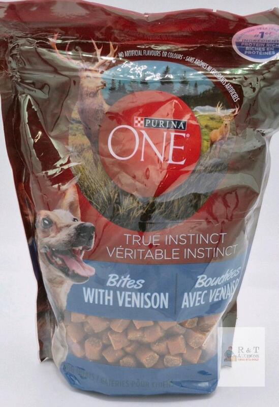Purina ONE True Instinct Venison Dog Treats, 566g, Protein-Rich, No Artificial Flavors