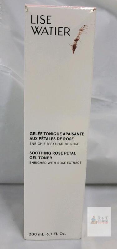 Lise Watier Soothing Rose Petal Gel Toner, 6.7 fl. oz. (200 mL), Gel-Based Facial Toner