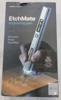 NEW CraftCulture EtchMate Engraving Pen, 30 Bits, LED Light, Adjustable Speed, Rechargeable