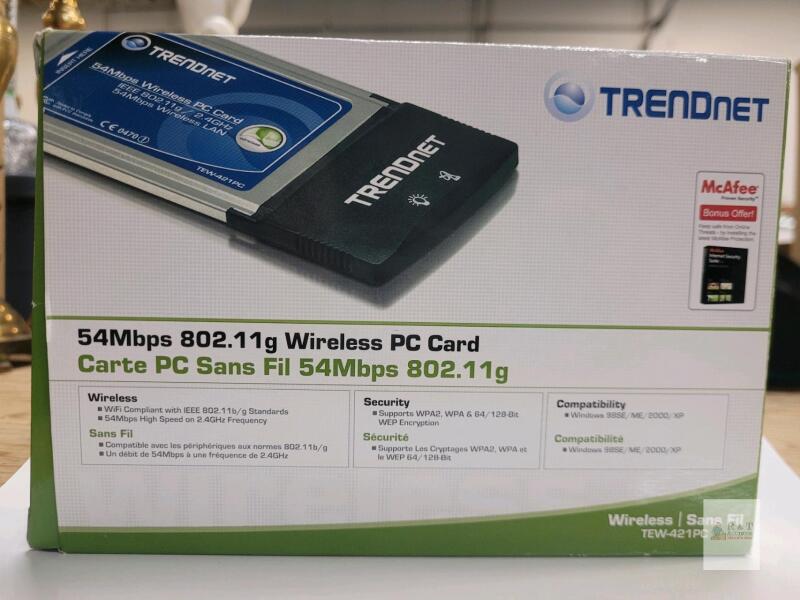 TRENDnet Wireless PC Card - TEW-421PC