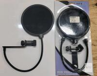Apex MWS-56DLX Deluxs Studio Microphone 6" Pop Filter & Apex MWS-206DLX Dual Screen Pop Filter