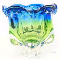 Vintage Chřibsk&aacute; Glassworks Czechoslovakia Art Glass Vase | Model 242/3/20 - 7.2" Tall, No Chips or Cracks