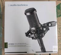 Audio-Technica 20 Series AT2035 Condenser Studio Microphone, Cardioid, Black .