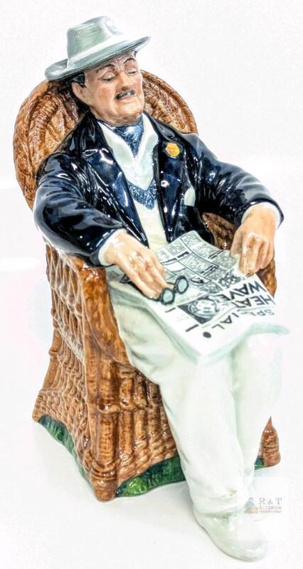 Vintage Royal Doulton - Taking Things Easy - HN 2677 - 7" Tall, No Chips or Cracks