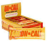New I Am On Call Energy Bars 12 Pack Peanut Butter & Chocolate Chip (BB2026AL23)