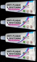 4 New Extreme Natural White Fluoride-Free Anti-Plaque Whitening Toothpastes