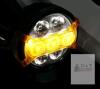 DENALI D7 PRO 11,900 Lumen LED Motorcycle Light, Spot/Flood/Hybrid, DRL, Amber & Yellow Lenses - 6