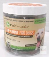 Pet Naturals Hip+Joint For Dogs, 60 Chews, Joint Support, 120g, Glucosamine, Chondroitin, MSM